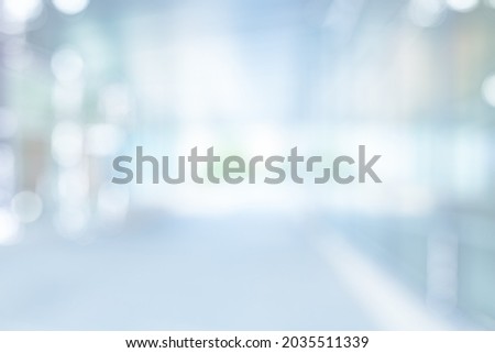 BLURRED OFFICE BACKGROUND, MODERN BUSINESS ROOM WITH LIGHT REFLECTIONS