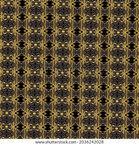 BLACK AND GOLD ABSTRACT GEOMERTIC PATTERNS IN HIGH QUALITY