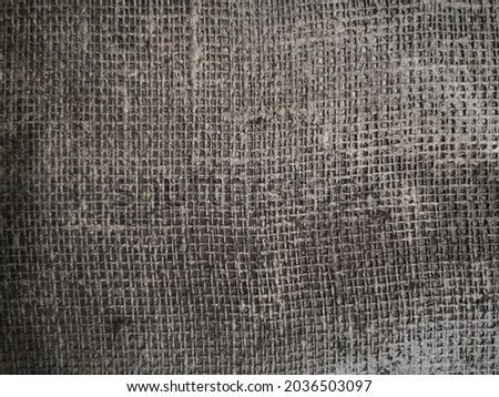 Canvas or burlap. Close-up of old rough fabric texture as abstract material background.