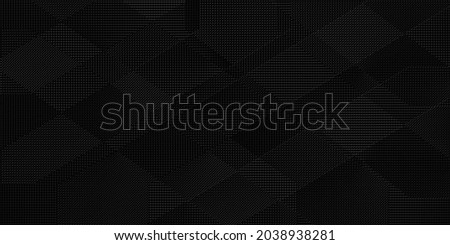 black geometric, abstract background, dark paper design, modern wallpaper, wall art, texture, with gradient, ider for web banner, product and poster, business presentation