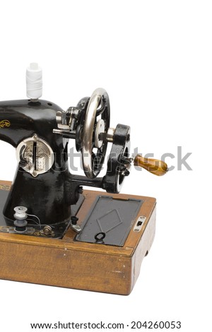 sewing-machine on the white background