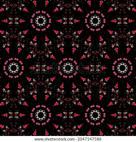 kaleidoscope art that contains contemporary and beautiful colors with a simple but elegant theme