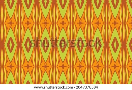 Colorful ornament for textile, design and backgrounds. Abstract background for textile design, wallpaper, surface textures, wrapping paper.Abstract ethnic ikat pattern background.
