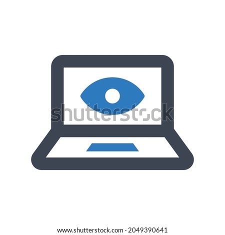 Eye secret icon.search,data (vector illustration