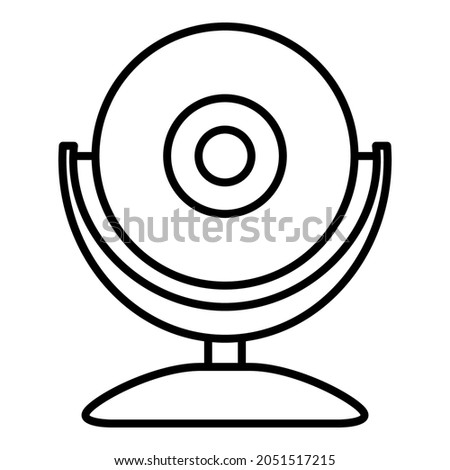 Web camera Icon. Vector Single Outline Webcam Symbol