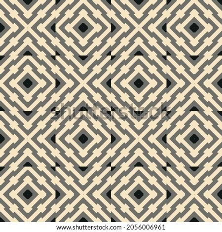 Pattern from cream squares on seamless background.