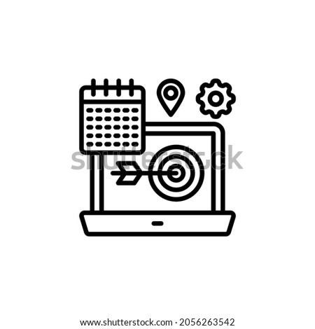 Target Market icon in vector. Logotype