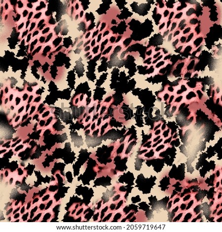 animal skin leopard pattern design. Jaguar,zebra,snake,leopard, cheetah, panther fur. camouflage background. scarf pattern