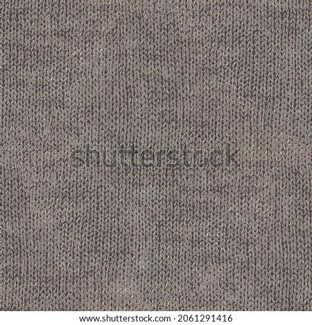 Real knitted fabric seamless pattern, texture, background. Beige wool yarn