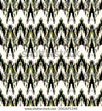 Colorful seamless ethnic background pattern.