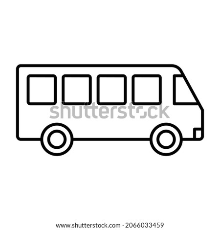school bus Icon which can easily modify or edit 