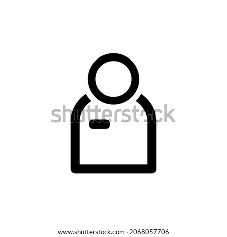 contact icon vector illustration logo template for many purpose. Isolated on white background.