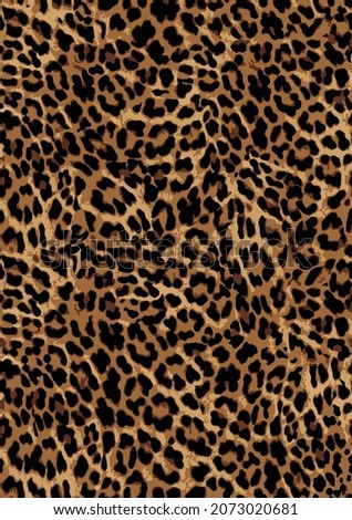 Leopard skin pattern design for print seamless work