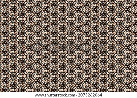 Abstract pattern. Black and yellow generated illustration for print, card, postcard, fabric, textile