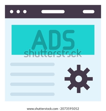 advertising icon for website, application, printing, document, poster design, etc.