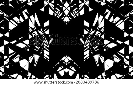 abstract and rippling black and white op art style background