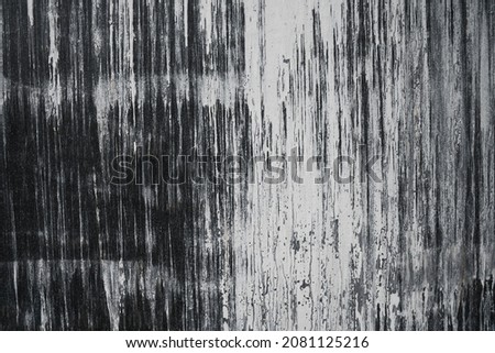 Concrete smudged stained urban construction wooden panel building fence surface background