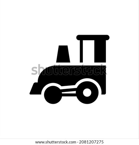 Train icon vector graphic illustration