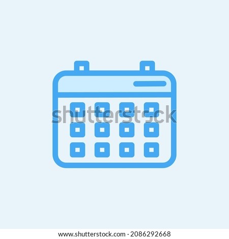 Calendar vector icon, reminder symbol. Modern,simple flat vector illustration for web site or mobile app