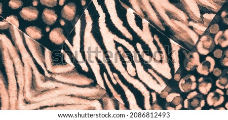 Bleached Tiger Ethnic Design Art . Tribal Abstract Background. Batik Print. Wallpaper Abstract Pastel Stripe, Ethnic Watercolor Art. Ornament Tribal Banner. Black Line