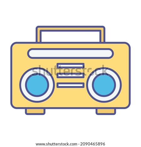 Music vector icon Isolated Vector icon which can easily modify or edit

