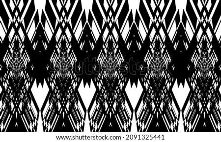 black pattern for design with optical illusion creative book cover