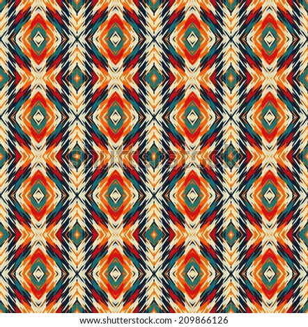 abstract ethnic seamless fabric pattern 
