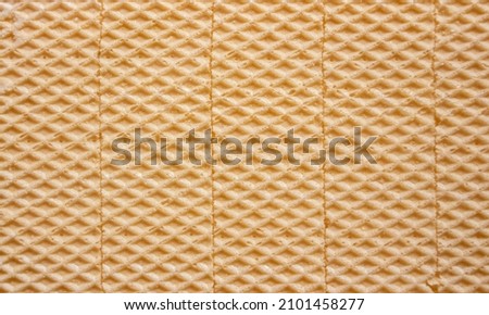 Brown wafers texture, surface closeup abstract background