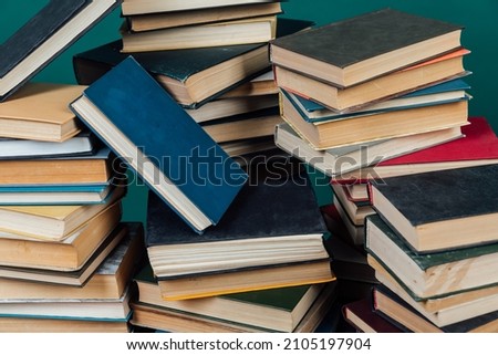 educational books for college university studies as a background