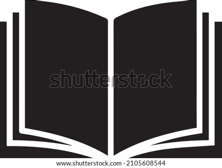 Book icon vector logo template on white background..eps