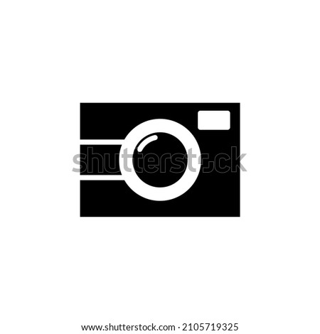 Camera, Photography, Digital, Photo Solid Icon, Vector, Illustration, Logo Template. Suitable For Many Purposes.