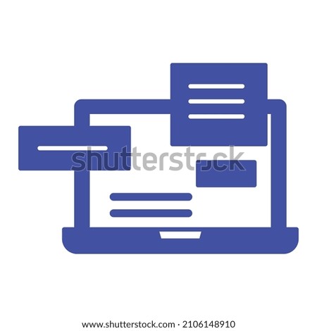 computer messages Isolated Vector icon which can easily modify or edit

