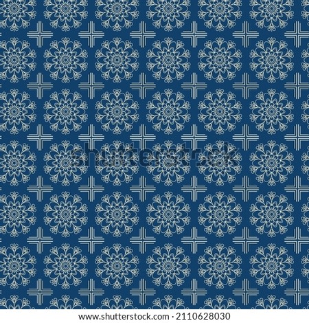 Traditional Chinese patterns, gift wrapping, vintage wallpaper vector illustration. Premium fabric print.