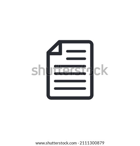 Document icon. Paper icon. Prepare document. Personal document. Contract. Worksheet icon. File icon. Pictogram letter. File sharing. Survey. Print document. Notes. Letter. Agreement sign. Instruction 