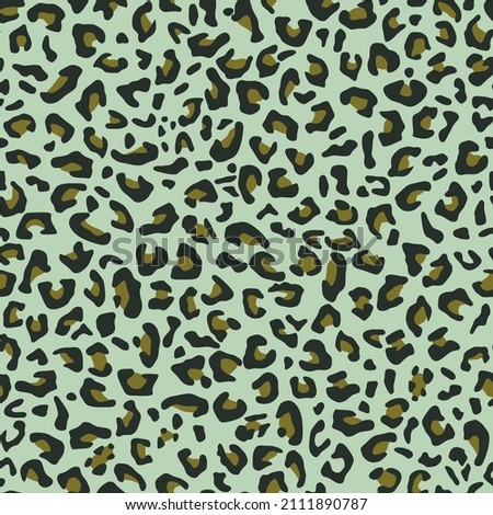 Leopard print. Vector. Clothes, factory.