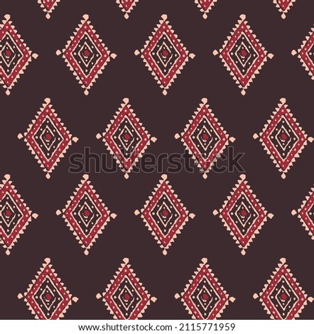 ajrakh pattern seamless with background