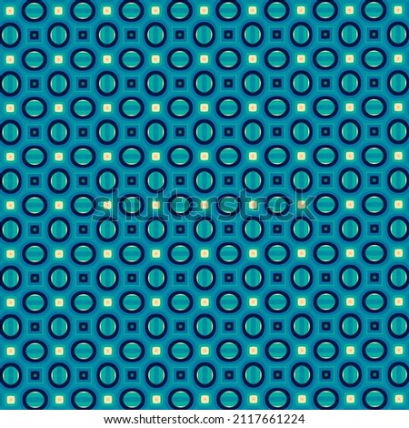 Pattern design consisting of repetitive geometric shapes. Vivid colors. Suitable for digital printing