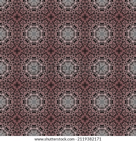 pattern in Moroccan style. Design for printing on fabric, textile, paper, wrapper, scrapbooking. Traditional tile ornament in ethnic style. Seamless pattern.