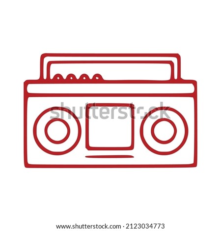 Record player icon isolated on white background