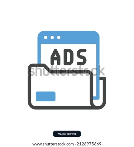 Folder icon. Digital marketing web icon for business and social media marketing, customer insight, and advertising. Minimal set of marketing, SEO icons.
