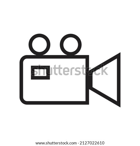film camera graphic vector illustration with flat icon concept, good film camera illustration