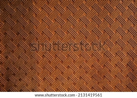 Texture pattern of bamboo mat