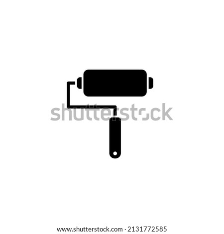 Paint roller icon design isolated on white background
Vector roller painting icon. Illustration of a tool for painting.
Paint Roller Icon Vector flat design style

