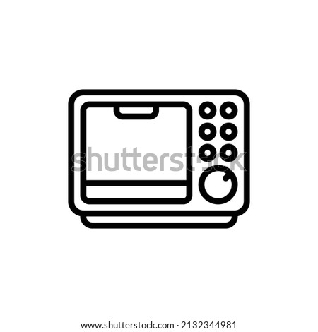  oven icon, isolated homeware outline icon with white background, perfect for website, blog, logo, graphic design, social media, UI, mobile app, EPS 10 vector illustration