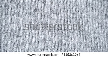 Panorama gray fabric texture and background