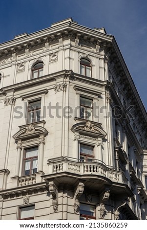 Buildings and Windows in Vienna, City of Europe