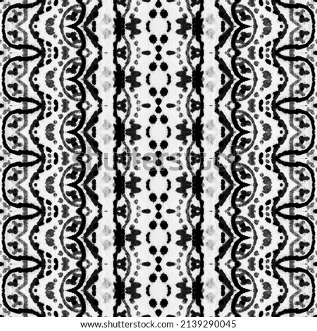 Simple Doodle Pattern. Abstract Ink Scribble Carpet. Native Ink Scribble Batik. Abstract Dyed Brush. Black Color Ethnic Line Brush. Doodle Stripe Ikat Pattern. Gray Colour Ikat Doodle Pattern.
