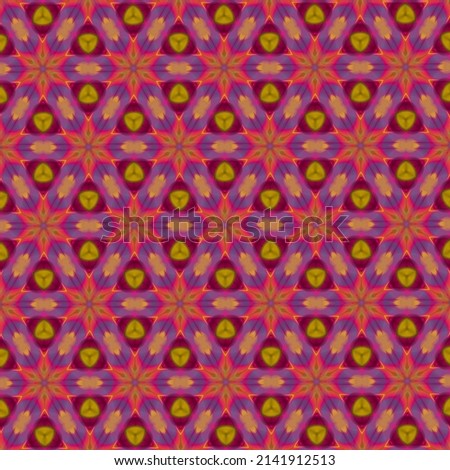pattern design made by repetition of geometric shapes. vivid color design suitable for digital printing