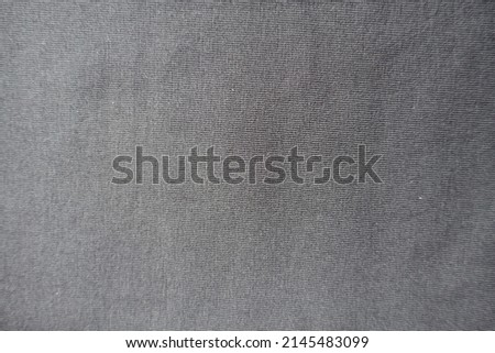 Texture of simple black cotton jersey fabric