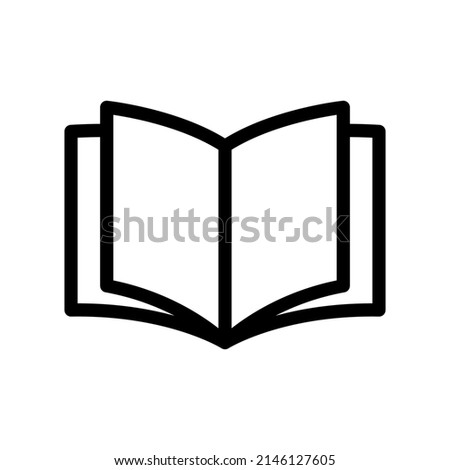 Book Icon Vector Symbol Design Illustration